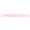 Beaupretty Silicone Exfoliating Bath Towel for Shower Long Strip Back Scrubber Tool Dual-Sided Design Pink Rubbing Mud Body Scrubber for Smooth Skin Easy to Use view 1