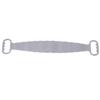 Beaupretty Silicone Back Scrubber Exfoliating Towel Dual-sided Rubbing for Shower Long Strip Design Hand Pull-rings for and Convenient Use Bathing Grey Random Style view 1
