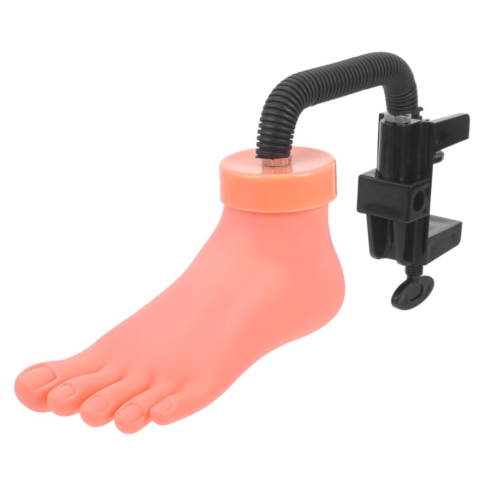 Beaupretty Foot Model for Nail Art Practical Manicure Training Aid Real Skin Feel