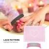2pcs Manicure Hand Pillow Hand Pad Nail Hand Rest Nail Art Tool Nail Pillow Hand Rest Salon Shop Armrest Nail Armrest Silicone Nail Cushion Desk Pink Plastic Hand Rest Pad Cosmetic view 2