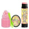 Pink Lemonade Soothing & Luscious Lips by OverSoyed Exfoliator & Chapped Lip Repair Lip Care Combo | Artisan Handcrafted to Order Refreshing Juicy Tart Lemon Lime Sugary Flavored Exfoliating Sugar Lip Scrub & Lip Moisturizer Balm Gift Set view 1