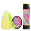 Juicy Gum Soothing & Luscious Lips by OverSoyed Exfoliator & Chapped Lip Repair Lip Care Combo | Artisan Handcrafted to Order Fruity Orange Lemon Pineapple Banana Cinnamon Mint Flavored Exfoliating Sugar Lip Scrub & Lip Moisturizer Balm Gift Set view 1