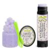 Lavender Vanilla Soothing & Luscious Lips by OverSoyed Exfoliator & Chapped Lip Repair Lip Care Combo | Artisan Handcrafted to Order Floral Lavender Herbal Geranium Wooody Vanilla Flavored Exfoliating Sugar Lip Scrub & Lip Moisturizer Balm Gift Set view 1