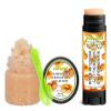 Short Stacked Soothing & Luscious Lips by OverSoyed Exfoliator & Chapped Lip Repair Lip Care Combo | Artisan Handcrafted to Order Sticky Sweet Maple Syrup Brown Sugar Vanilla Bean Flavored Exfoliating Sugar Lip Scrub & Lip Moisturizer Balm Gift Set view 1