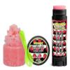 Raspberry Glaze Soothing & Luscious Lips by OverSoyed Exfoliator & Chapped Lip Repair Lip Care Combo | Artisan Handcrafted to Order Sweet Tart Raspberry Sugar Flavored Exfoliating Sugar Lip Scrub & Lip Moisturizer Balm Gift Set view 1