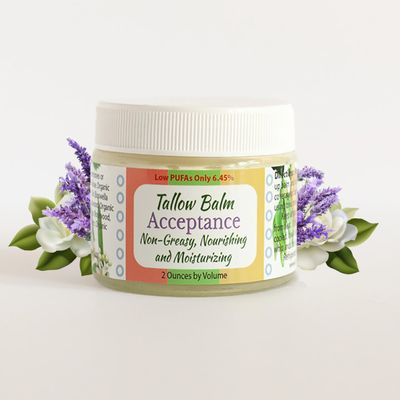 Creatrix Solutions Tallow Balm Acceptance - Whipped Tallow Balm for Face - 2 OZ