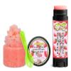 Succulent Sorbet Soothing & Luscious Lips by OverSoyed Exfoliator & Chapped Lip Repair Lip Care Combo | Artisan Handcrafted to Order Juicy Strawberry Citrus Sugar Flavored Exfoliating Sugar Lip Scrub & Lip Moisturizer Balm Gift Set view 1