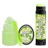 Pucker Up, Granny Soothing & Luscious Lips by OverSoyed Exfoliator & Chapped Lip Repair Lip Care Combo | Artisan Handcrafted to Order Sweet Green Apple Citrus Pear Floral Sugary Flavored Exfoliating Sugar Lip Scrub & Lip Moisturizer Balm Gift Set view 1