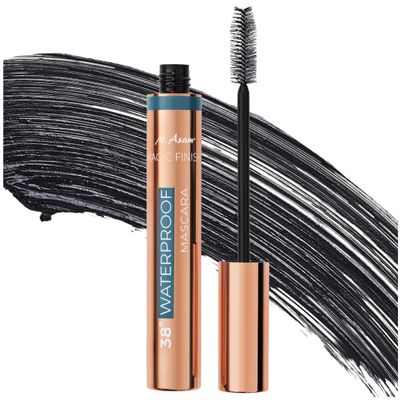 M. Asam MAGIC FINISH Waterproof Mascara Deep Black (0.41 Fl Oz), Mascara Volume and Length with Argan Oil, Easy Removal with 100.4 F warm water, Vegan