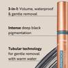 M. Asam MAGIC FINISH Waterproof Mascara Deep Black (0.41 Fl Oz), Mascara Volume and Length with Argan Oil, Easy Removal with 100.4 F warm water, Vegan view 2