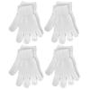 Aquasentials Exfoliating Bath Gloves (4 Pairs) (White Only) view 1