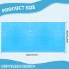 Breling 100 Pcs 31.5 x 71 Inch Disposable Bed Sheets Oil-proof PE Film Massage Table Sheets Non-woven Fabric Spa Waterproof Bed Cover Breathable for Beauty Salon Hotels Tattoo Waxing(Blue) view 3