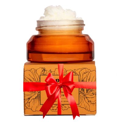 Poppy & Pout Natural Lip Scrub, Moisturizing Sugar Scrub for Dry Lips, Lip Scrubber Exfoliator with Essential Oils Smooths and Hydrates Lips, In Recyclable Glass Jars, Cruelty Free - Orange Blossom