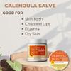 Calendula Salve, Skin Soothing Calendula Cream, Marigold Balm, Herbal Moisturizer for Dry Skin view 2