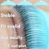 Libeauty Lash Lift Rods & Y Comb Kit - 10 Pcs 5-Size Reusable Silicone Lash Lift Pads with Y Brush, DIY Eyelash Perming Shields and Tools for Professional Lash Lifting (Green) view 3