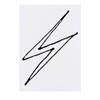Azeeda 'Lightning Bolt' Temporary Tattoo - Water Resistant, Skin-Safe, Non-Toxic Transfer (TO00044058) view 1