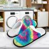 Umidedor Rainbow Tie Dye Mens Slippers, Soft Memory Foam Non-Slip Indoor House Slippers Home Shoes For Bedroom Hotel Travel Spa view 2