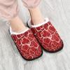 Umidedor Valentines Love Hearts Mens Slippers, Memory Foam Soft Non-Slip Indoor House Slippers Home Shoes For Bedroom Hotel Travel Spa view 3