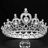 NCRD Silver Crystal Tiara Crowns for Women Girls Princess Elegant Crown Women's Headbands Bridal Wedding Prom Birthday Party Headbands for Women view 2