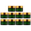 Beaupretty 10pcs Cream Containers Flat Lids for Cosmetics Refillable Travel Jars for Face and Eye Creams Stackable Sub Bottles for Daily Use view 1