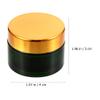 Beaupretty 10pcs Cream Containers Flat Lids for Cosmetics Refillable Travel Jars for Face and Eye Creams Stackable Sub Bottles for Daily Use view 3