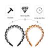 FOMIYES 2PCS Headbands with Teeth Suitable for Beauty Care& Dress Up, Wave Teeth Hair Comb Head Wear Accessory for Women/Girls   view 3