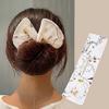 Avtytsda 6 pcs Deft Hair Bun Maker Hair Bun Tool Magic Clip Hair Bun Maker Hairstyle Twister Flexible Reusable Elastic Bands for Girl Women Hairstyle Tool (B) view 3