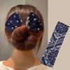 Avtytsda 6 pcs Deft Hair Bun Maker Hair Bun Tool Magic Clip Hair Bun Maker Hairstyle Twister Flexible Reusable Elastic Bands for Girl Women Hairstyle Tool (B) view 4