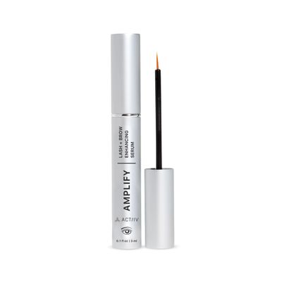 ACTIIV Amplify Lash + Brow Serum | Promotes Thicker Fuller Lashes & Brows, Strengthens & Nourishes Hair Follicles, Lightweight Formula, Vegan, Plant-Based, All Hair Types, 3 mL / 0.1 oz