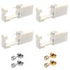 4 PCS Self Ear Piercing Gun Kit, Disposable Ear Piercing Gun Tool Set with Stud Earrings and Clean for Salon Home Use (4MM) view 1