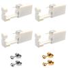 4 PCS Self Ear Piercing Gun Kit, Disposable Ear Piercing Gun Tool Set with Stud Earrings and Clean for Salon Home Use (3MM) view 1