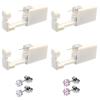 4 PCS Self Ear Piercing Gun Kit, Disposable Ear Piercing Gun Tool Set with Stud Earrings and Clean for Salon Home Use (5MM) view 1