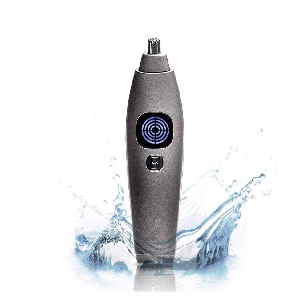 NCRD Nose and Ear Hair Trimmer Wet/Dry, Easy to Clean, Remove Unwanted Nose, Ear, Body Hair - Water Resistant