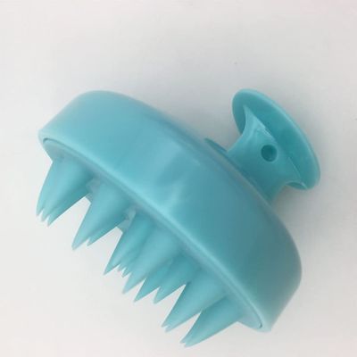Head Scalp Massage Brush, Soft Silicone Shampoo Brush for Wet and Dry Hair, Clean Exfoliate, Promote Hair Growth Scalp Care Comb for Women Men Pet (Minty Green)