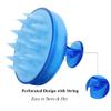 Head Scalp Massage Brush, Soft Silicone Shampoo Brush for Wet and Dry Hair, Clean Exfoliate, Promote Hair Growth Scalp Care Comb for Women Men Pet (Minty Green) view 4