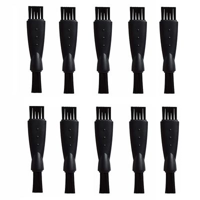BlingKingdom 10pcs Mens Electric Shaver Cleaning Brush Hair Remover Shaving Razor Brush Replacement Brushes - Black