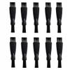 BlingKingdom 10pcs Mens Electric Shaver Cleaning Brush Hair Remover Shaving Razor Brush Replacement Brushes - Black view 1