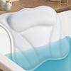 Bath Pillow for Tub Luxury Bathtub Pillow for Head and Neck 4D Air Mesh Spa Bath Tub Pillow Headrest with Non-Slip 6 Strong Suction Cups Bathtub Pillow Soaking Tub Bathroom Bath Gifts view 1
