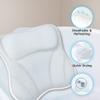 Bath Pillow for Tub Luxury Bathtub Pillow for Head and Neck 4D Air Mesh Spa Bath Tub Pillow Headrest with Non-Slip 6 Strong Suction Cups Bathtub Pillow Soaking Tub Bathroom Bath Gifts view 4