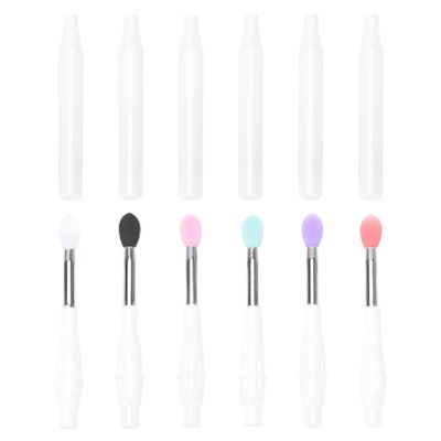6Pcs Silicone Lip Eyeshadow Lip Makeup for Applying Cream or Liquid Eye Shadows and Lip Colors