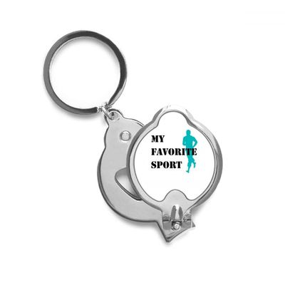 Like Sports Fitness Balanced Jogging Finger Nail Clippers Scissor Stainless Steel Cutter