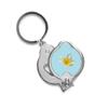 Laos National Plumeria Flower Finger Nail Clippers Scissor Stainless Steel Cutter view 1