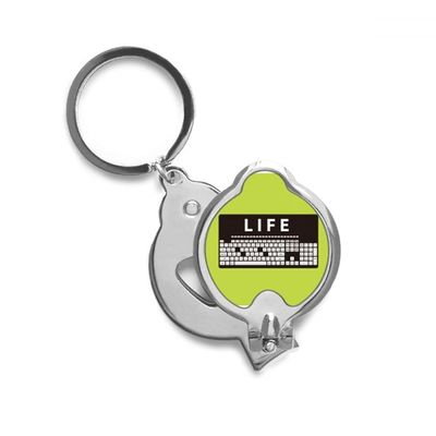 Lack Life Keyboard Combination Finger Nail Clippers Scissor Stainless Steel Cutter