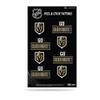 Rico Industries NHL Hockey Vegas Golden Knights Peel & Stick Temporary Tattoos - Eye Black - Game Day Approved! view 1