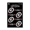 Rico Industries NCAA Georgia Bulldogs Peel & Stick Temporary Tattoos - Eye Black - Game Day Approved! view 1