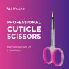 Staleks Professional Cuticle Scissors  Manicure Scissors, Stainless Steel, Extra Fine Curved Blades Smart 40 Type 3 SS-40/3 view 4