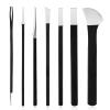 Pedicure Knife Set, Segbeauty 7 Pack Ingrown Toenail Tools with PU Storage Bag, High Manganese Steel Nail Knives Cuticle Remover, Professional Foot Repair Sharp Blade Kit for Nail Corn Callus view 1