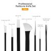 Pedicure Knife Set, Segbeauty 7 Pack Ingrown Toenail Tools with PU Storage Bag, High Manganese Steel Nail Knives Cuticle Remover, Professional Foot Repair Sharp Blade Kit for Nail Corn Callus view 3