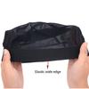 6 Pcs Mesh Cap Wig Caps for Making Wig Stretchy Wig Cap with Wide Elastic Band (Black Mesh Cap L) view 4