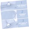Beaupretty Grey Beard Hair Catcher Shaving Apron Beard Collector Waterproof and Non- Stick Grooming Beard Cape Apron for Shaving Trimming and Grooming view 4